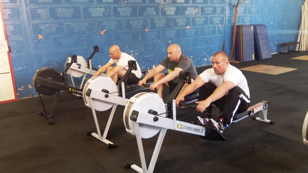 500m row time trial