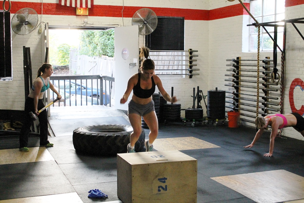 Sledgehammers, box jumps, wall climbs, and more. Something for everyone.