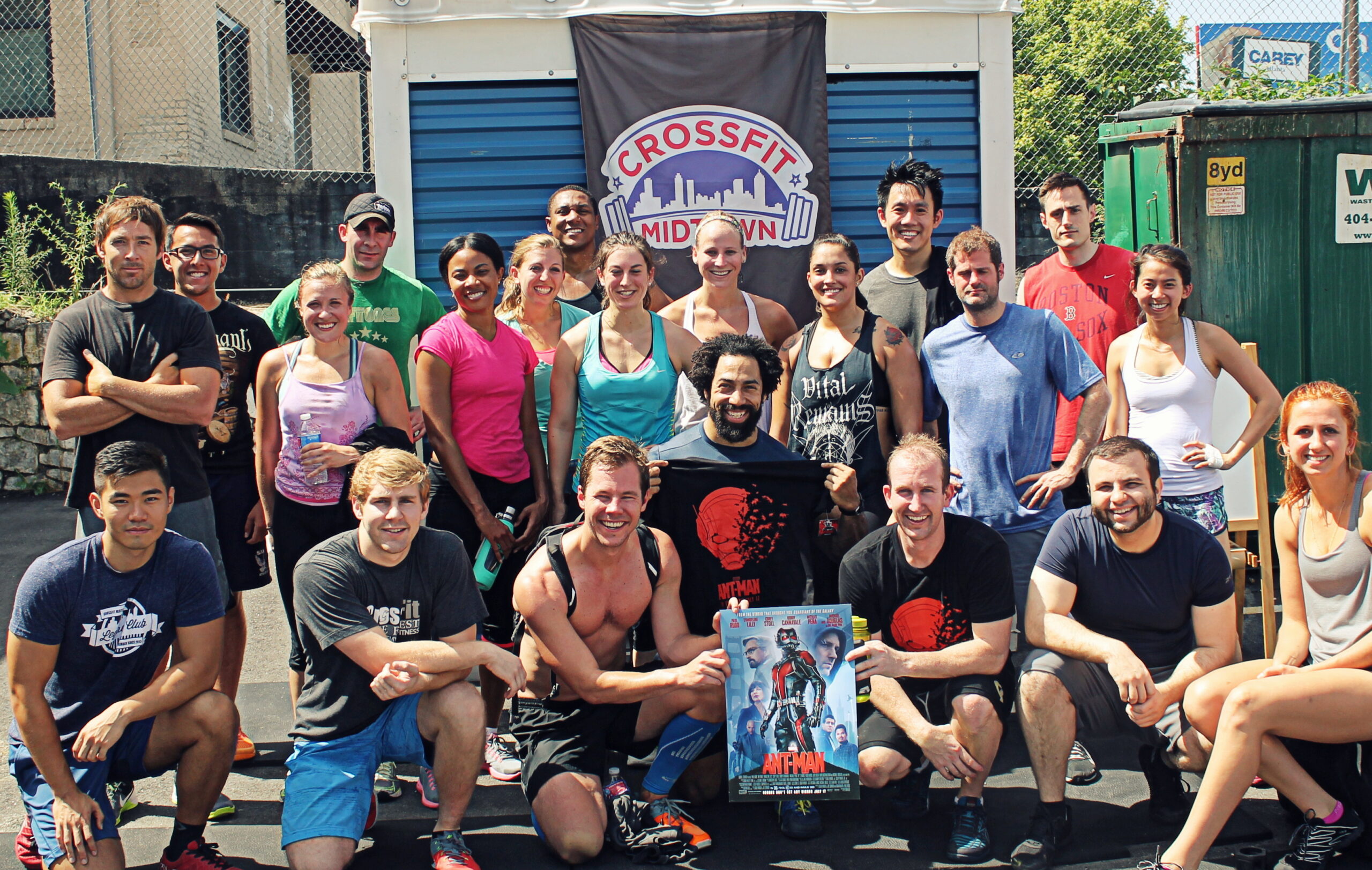 Be Big! CFMers on Saturday for the ANT-MAN WOD.