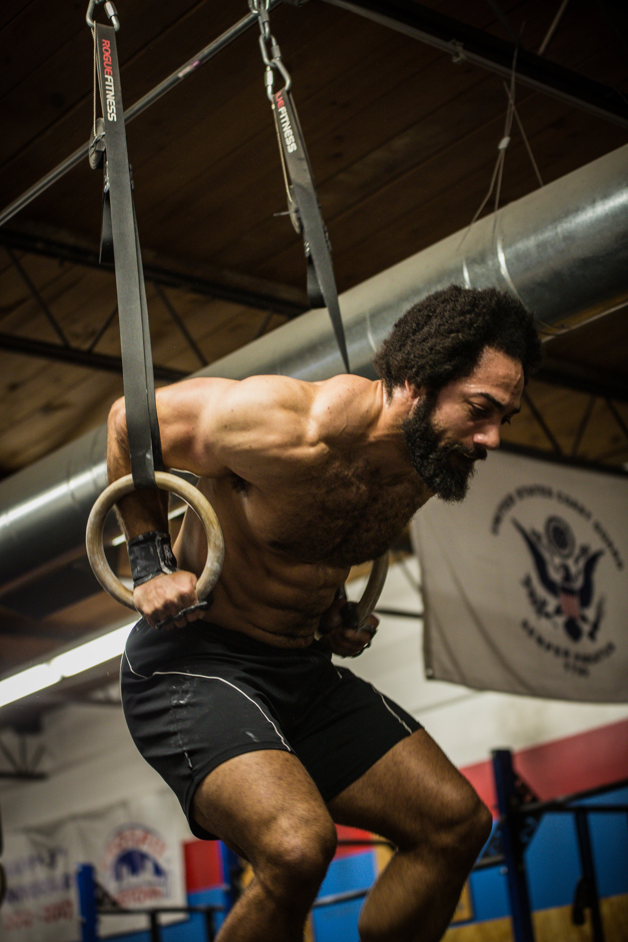 weighted ring dips CrossFit Midtown
